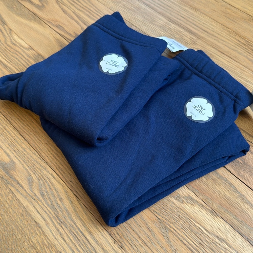 NWT - 2 Pairs of Girls Cozy Leggings